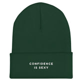 Confidence Is Sexy Cuffed Beanie